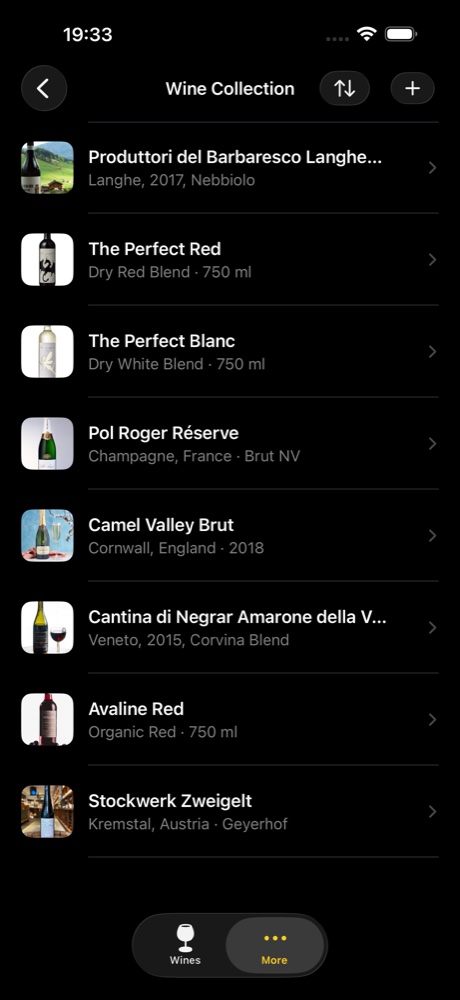 Wine collection (dark)